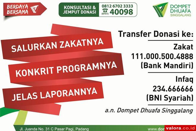 Penerima manfaat beasiswa program etos saat melakukan aktivitas pembinaan di Padang. (foto fb musfi yendra)