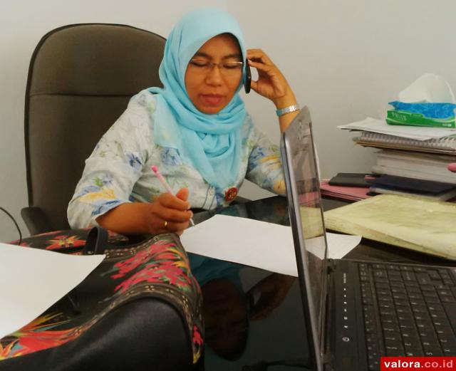 Wakil Ketua Komisi Informasi Sumbar sekaligus Ketua Panitia HKIN Sumbar, Arfitriati.