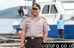 Kapolres Pessel, AKBP Deni Yuhasdi tengah memeriksa persiapan pengamanan kedatangan presiden ke KWBT Mandeh. (Humas Polres Pessel)