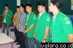 Empat di antara tujuh kandidat calon ketua PW GP Ansor Sumbar 2015-2019. Dari kiri ke  kanan Zeki Aliwardana, Rahmat Tuanku Sulaiman, Zulhardi Z Latif dan Arianto dalam suatu acara. Tampak juga Bupati Padangpariaman Ali Mukhni dan Bendahara PW GP Ansor Su