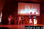 Anak-anak Sumbar Talenta Organitation (STO) saat tampil di Madri Spanyol, 27 September 2014 lalu, dengan menyajikan cerita Siti Manggopoh dalam bentuk operet. (istimewa)