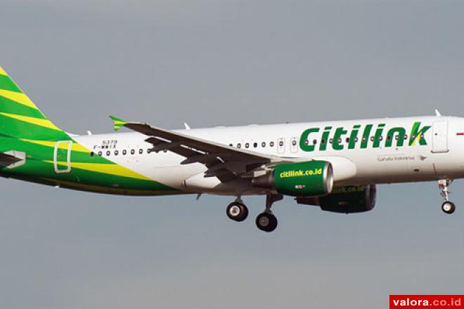 Ilustrasi pesawat Citilink.