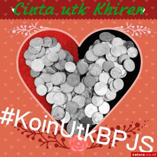 Gerakan rakyat Sumbar &quot;Koin untuk BPJS demi Khiren Tersenyum.&quot; Hashtag #KoinUntukBPJS ini bermakna &quot;Mengumpulkan donasi membayar hutang ke RS. Harapan Kita sebagai pengganti hak klaim BPJS yang mesti didapatkan Khiren sebagai peserta BPJS&quot;.