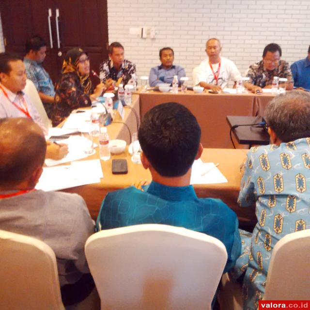 Komisioner KI Pusat, Dyah Aryani pada rapat komisi PSI di Rapat Kerja Teknis, Sabtu (22/8/2015) di Tanggerang, Banten. (istimewa)