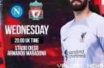 Flyer Napoli vs Liverpool.