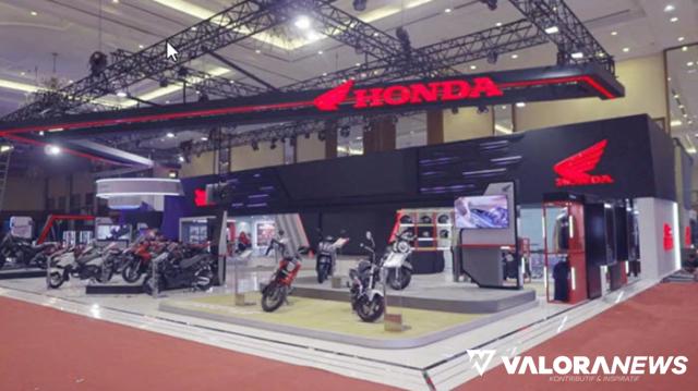 Boot Honda di ajang IMOS 2022 di Jakarta Convention Center.