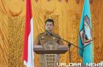 Sekda Pasbar, Hendra Putra membuka sosialisasi Taspen Save pada Aparatur Sipil Negara (ASN) di lingkup Pemkab Pasbar, di aula kantor bupati, Senin. (robi chandra)
