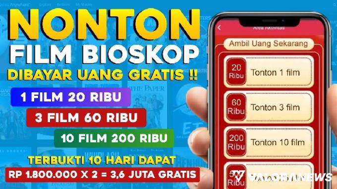 Ilustrasi aplikasi penghasil uang Vidnow, nonton film 10 hari dibayar 1,8 juta. (Foto: channel Youtube Naufal354)