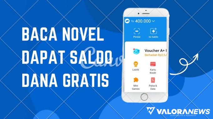 Ilustrasi aplikasi baca novel penghasil uang. (Foto: Canva)