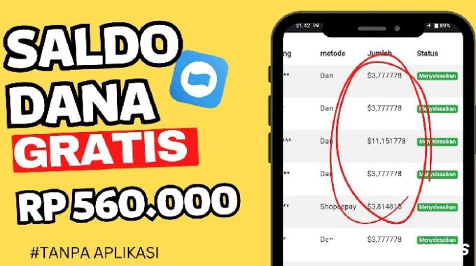 Ilustrasi website penghasil uang terlegit, SafelinkU bisa dapat saldo DANA hingga Rp560 ribu.  (Foto: channel Youtube Muhammad As&#039;ad)