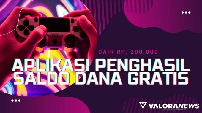 Ilustrasi aplikasi penghasil uang dan saldo DANA gratis. (Foto: Canva)