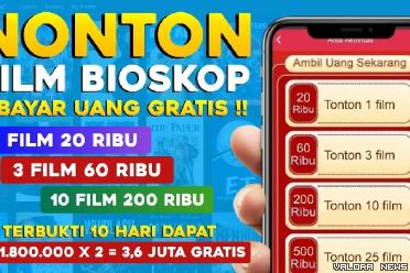 Ilustrasi aplikasi penghasil uang Vidnow, nonton film 10 hari dibayar 1,8 juta. (Foto: channel Youtube Naufal354)