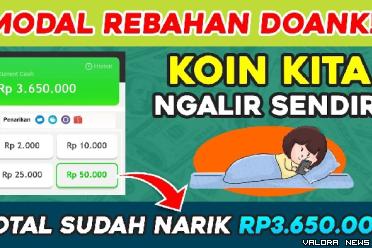 Ilustrasi aplikasi penghasil uang mRewards- Games & Earn Money satu hari bisa tarik uang Rp50 ribu. (Foto: Youtube Naufal354)
