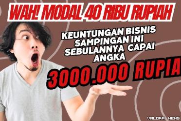 Ilustrasi ide bisnis online modal Rp40 ribu untung Rp3 juta. (Foto: Canva)
