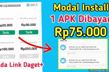 Ilustrasi aplikasi penghasil uang bisa dapat hingga Rp75 ribu main game online JungleBox-Make Real Cash. (Foto: Youtube Gebang Kiidiw)