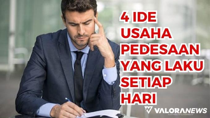 Ilustrasi peluang bisnis di daerah pedesaan dijamin laku setiap hari. (Foto: Canva)