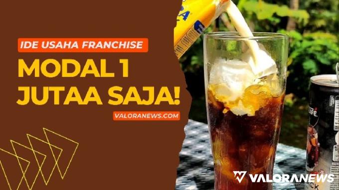 Ilustrasi ide usaha franchise minuman es teh paling laris modal Rp1 jutaan saja. (Foto: Pinterest/Canva)