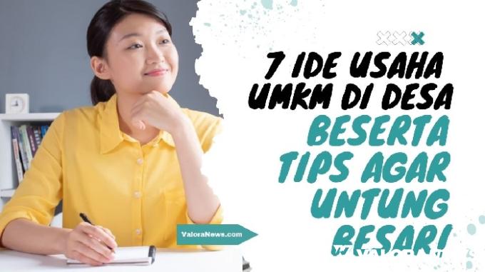 Ilustrasi ide usaha UMKM di desa dijamin untung. (Foto: Pinteres/Canva)