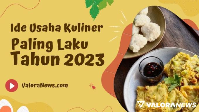 Ilustrasi ide usaha kuliner yang paling laku tahun 2023. (Foto: Pinterest/Canva)