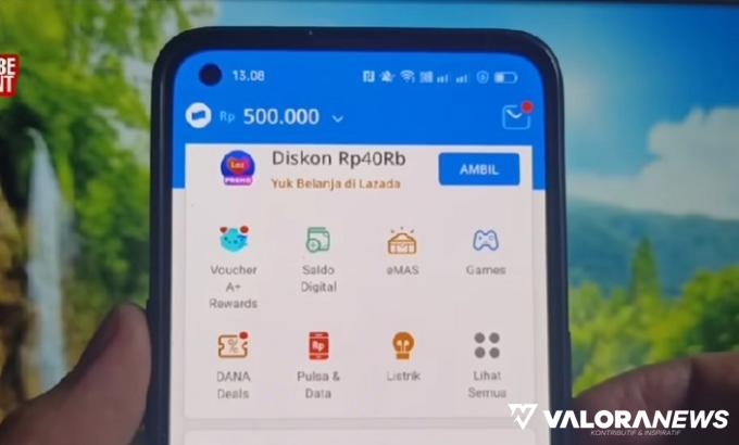 Ilustrasi saldo DANA gratis Rp500 ribu. (Foto: Youtube)