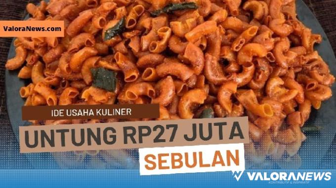 Ilustrasi ide usaha jualan makaroni sebulan untung Rp27 juta. (Foto: Pinterest/Canva)