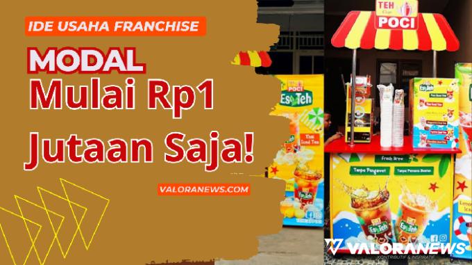 Ilustrasi ide usaha cara bergabung dengan franchise Es Teh Poci sehari ngomzet Rp800 ribu. (Foto: Pinterest/Canva)