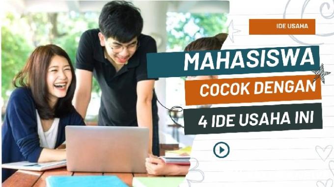 Ilustrasi ide usaha atau freelance yang cocok untuk mahasiswa di tahun 2023. (Foto: Canva)