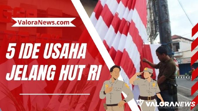 Ilustrasi 5 ide usaha yang menjanjikan jelang HUT RI tahun 2023. (Foto: Canva)