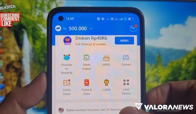 Ilustrasi aplikasi penghasil uang  modal login dapat Rp500 ribu. (Foto: Youtube The Herlin official)