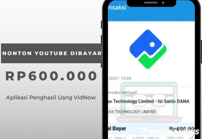 Ilustrasi Nonton Youtube Dibayar Pada Aplikasi VidNow (foto: Youtube Naufal354/Canva)