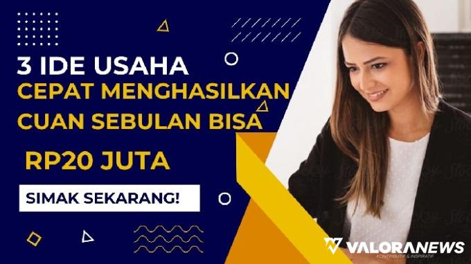 Ilustrasi ide usaha sebulan bisa cuan Rp20 juta. (Foto: Pinterest/Canva)