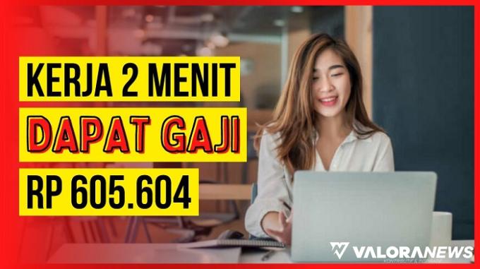 Ilustrasi kerja online tanpa skill. (Foto: Canva)