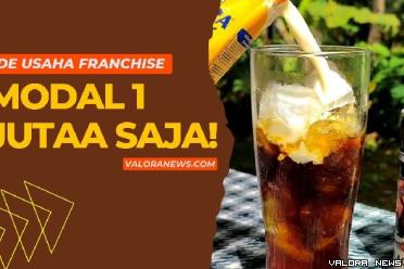 Ilustrasi ide usaha franchise minuman es teh paling laris modal Rp1 jutaan saja. (Foto: Pinterest/Canva)