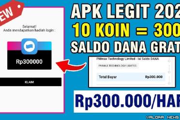 Ilustrasi aplikasi penghasil uang baru login dapat saldo Ewallet Rp300 ribu. (Foto: cahnnel Youtube OT YTV)