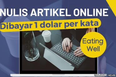 Ilustrasi Website Penghasil Uang Eating Well (foto: Canva)