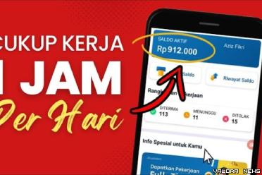 Ilustrasi aplikasi penghasil uang tambahan hingga Rp2 juta per hari. (Foto: Canva)
