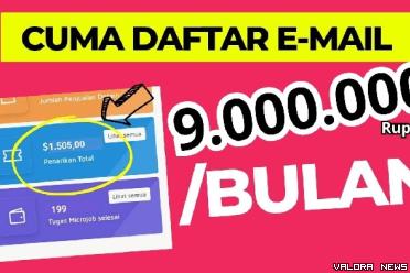 Ilustrasi situs penghasil uang hingga Rp9 juta perbulan. (Foto: Canva)