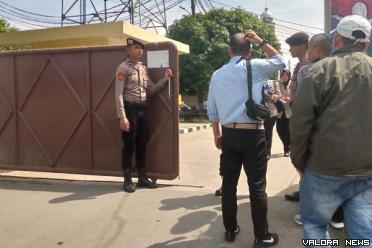 Sejumlah wartawan di Medan, Sumut tak dibolehkan meliput kegiatan pisah Sambut Kapoldasu, Jumat pagi.