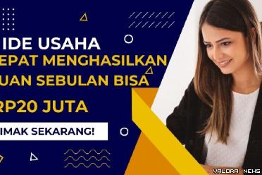 Ilustrasi ide usaha sebulan bisa cuan Rp20 juta. (Foto: Pinterest/Canva)
