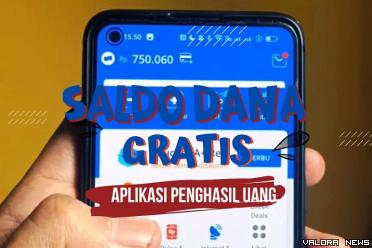 Ilustrasi saldo DANA gratis Rp750 ribu. (Foto: Canva)