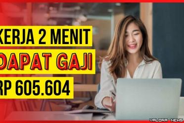 Ilustrasi kerja online tanpa skill. (Foto: Canva)