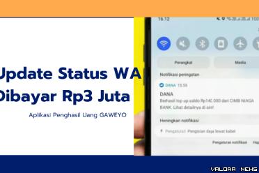 Ilustrasi Aplikasi Penghasil Uang Gaweyo (foto: Youtube Naufal354/Canva)