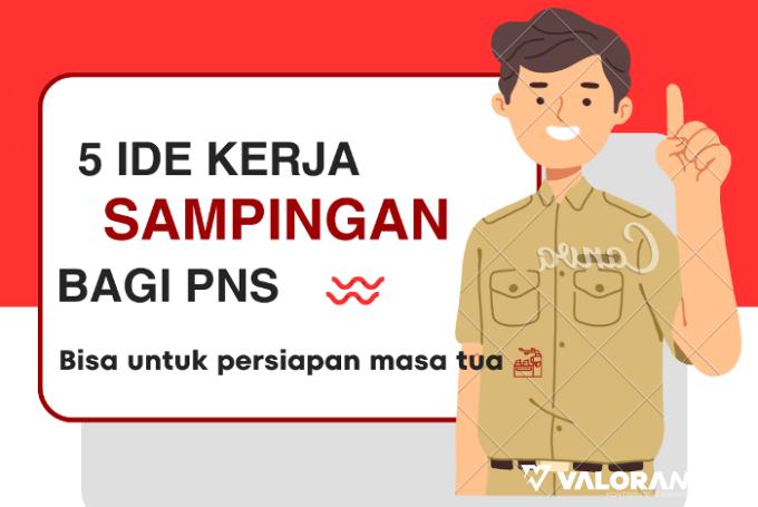 Ilustrasi 5 ide kerja sampingan bagi PNS (foto: Canva)