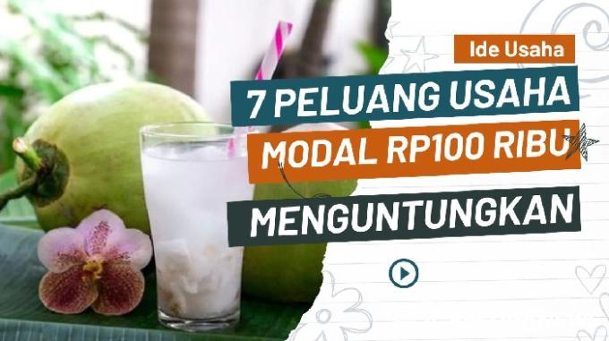 Ilustrasi ide usaha modal Rp100 ribu paling menguntungkan 2023. (Foto: Pinterest/Canva)