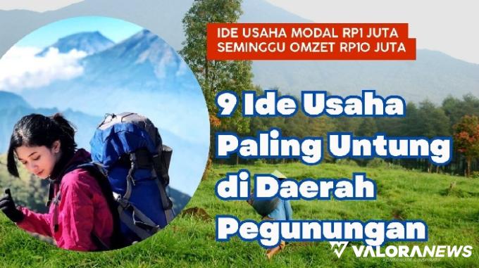 Ilustrasi 9 ide usaha yang menguntungkan di daerah pegunungan. (Foto: Canva/Pinterest)