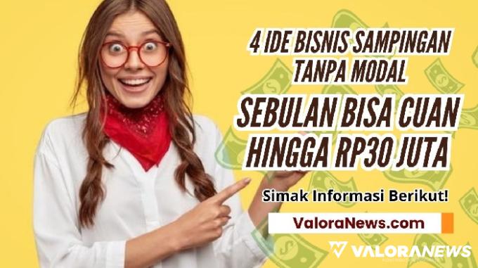 Ilustrasi ide bisnis sampingan cuan hingga Rp30 juta. (Foto: Pinterest/Canva)