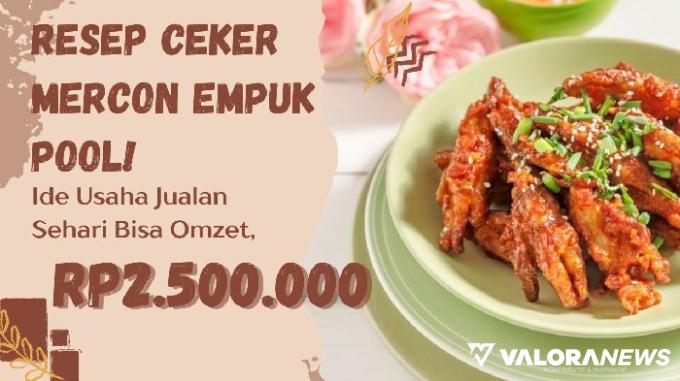 Ilustrasi resep ceker mercon yang lezat, dijamin empuk pool. (Foto: Pinterest/Canva)