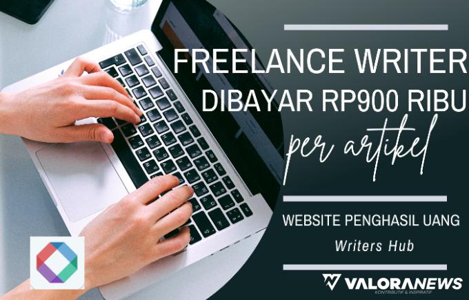 Ilustrasi Website Penghasil Uang Writers Hub (foto: Canva)
