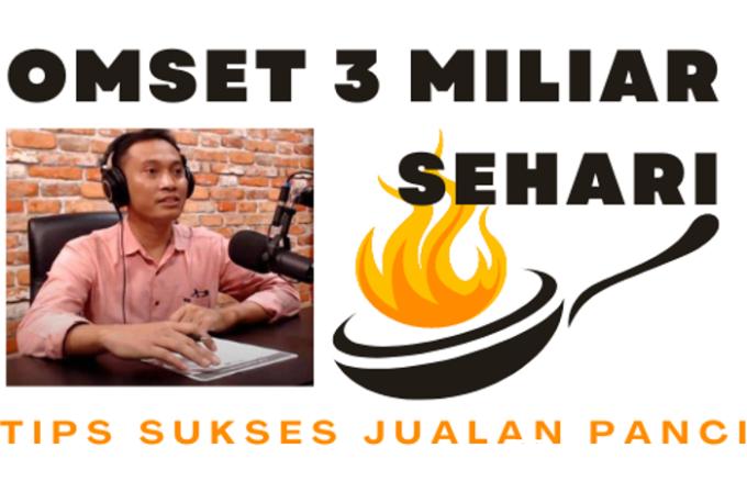 Ilustrasi Kisah Sukses Penjual Panci Online yang peroleh keuntungan miliaran per hari (foto: Youtube Deddy Corbuzier/Canva)