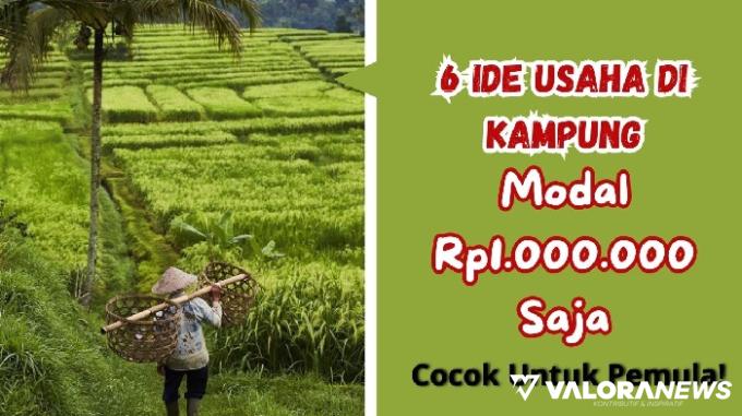 Ilustrasi ide usaha menjanjikan di kampung modal hanya Rp1 juta saja. (Foto: Pinterest/Canva)